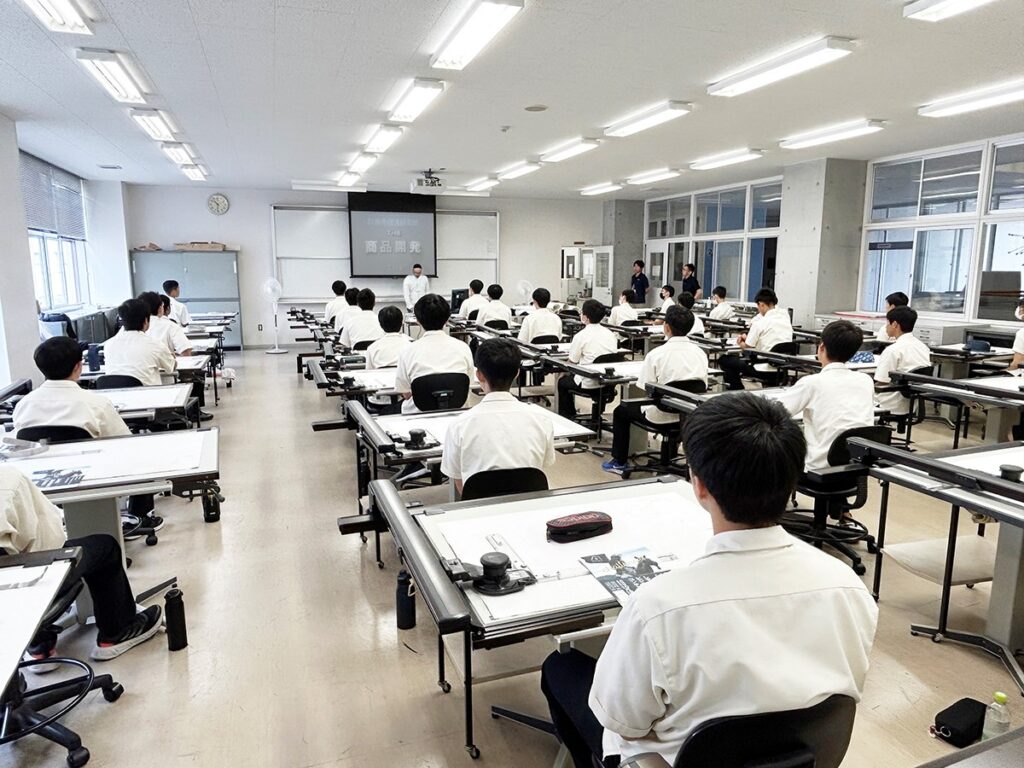 静岡県立科学技術高等学校様にてワークショップを行いました。
